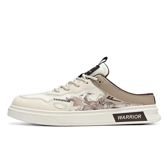 WARRIOR Skateboard Shoes Men Low-Top