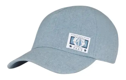 DIOR Cotton Baseball Caps Unisex Light Blue