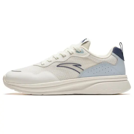 ANTA Chunky Sneakers Men Low-Top Ivory White/FANTAsy Blue/Light Ink Blue
