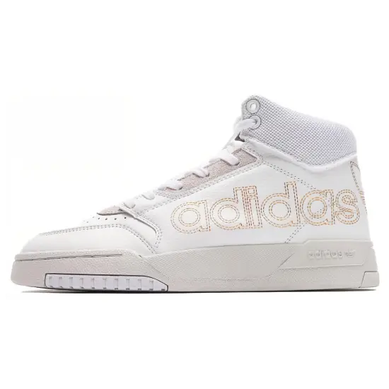 Adidas Originals Drop Step Skateboard Shoes Men Mid-top White/Gold