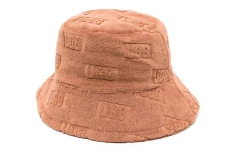 UGG Logo-embossed Terry-cloth Bucket Hat