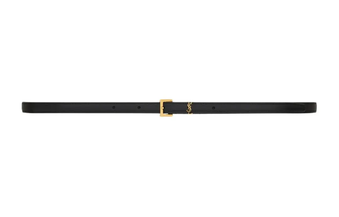SAINT LAURENT Cassandre Extra Thin Belt