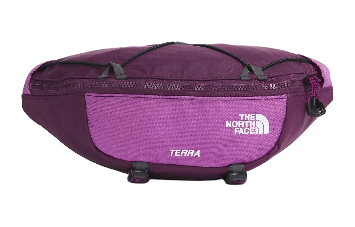 THE NORTH FACE 3.2L Fanny Pack Outdoor Bag Recycled Nylon Blackcurrant Purple & Eggplant Red Unisex
