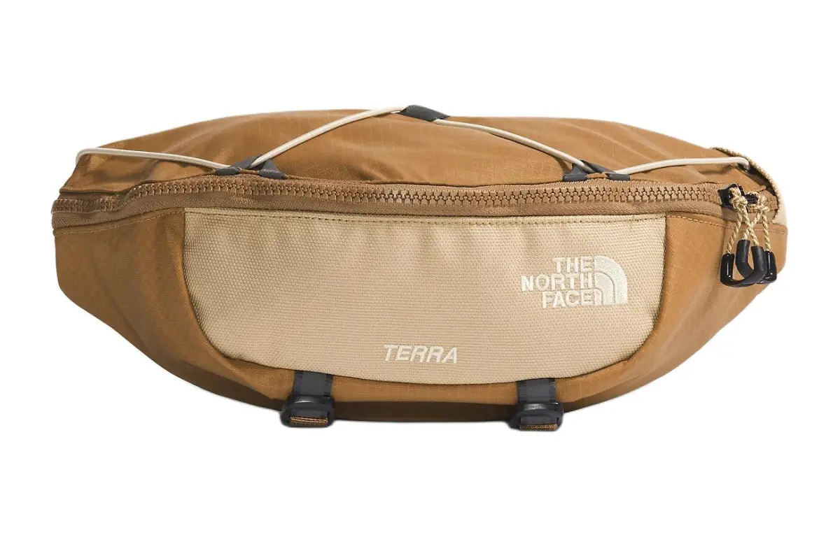 THE NORTH FACE Fanny Pack Outdoor Bag Nylon Brown Unisex