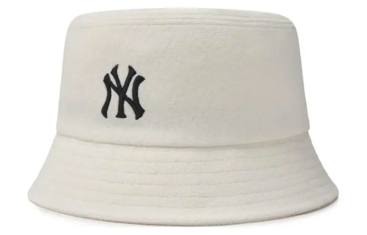 MLB New York Yankees Cotton Bucket Hats Unisex White