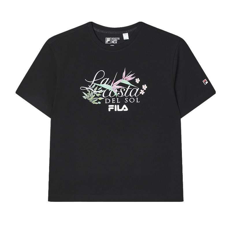 Женская футболка Fila (черная)