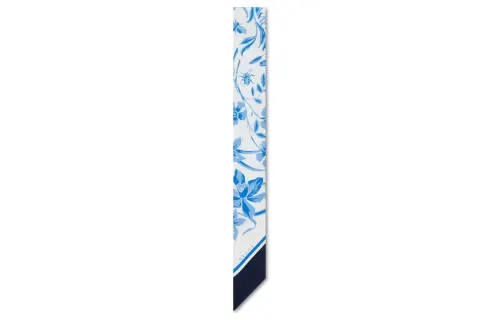 GUCCI Silk Scarves Women's Blue