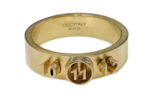 Maison Margiela Silver Rings Women's Gold