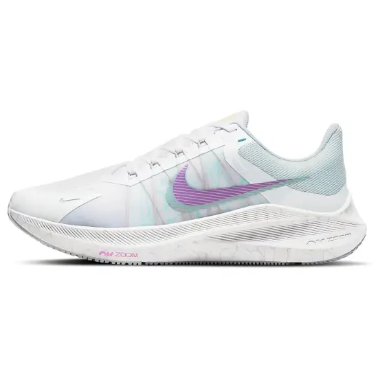 Nike Zoom Winflo 8 Football Grey Violet Shock Women's
