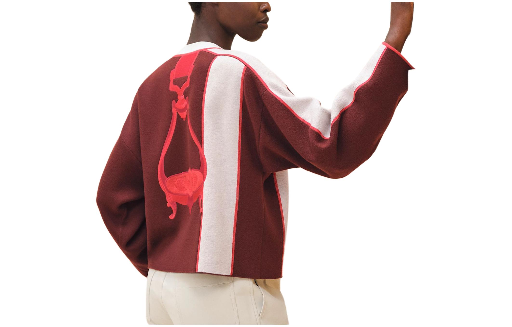 Женский джемпер Hermes (красный) — фото 3