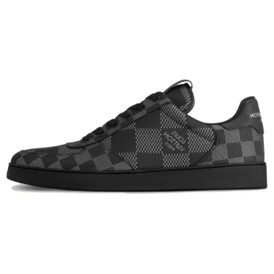 LOUIS VUITTON Rivoli Skateboard Shoes Men Low-Top Black