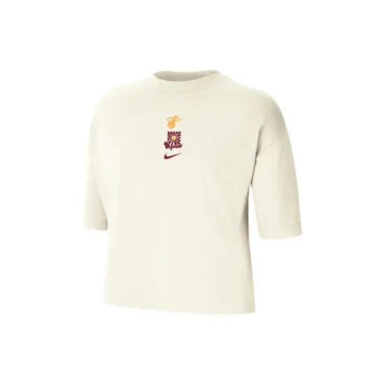 Nike Miami Heat Courtside Women's Nike Nba Boxy T-Shirt