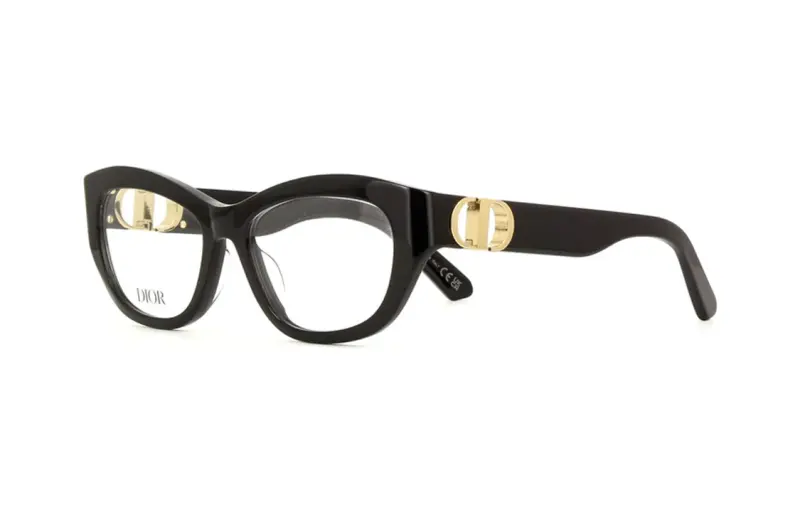 DIOR Acetate Irregular Shape Eyeglass Frames Women's