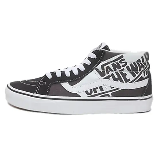 Vans SK8 Skateboarding Shoes Unisex Mid-top Black/white