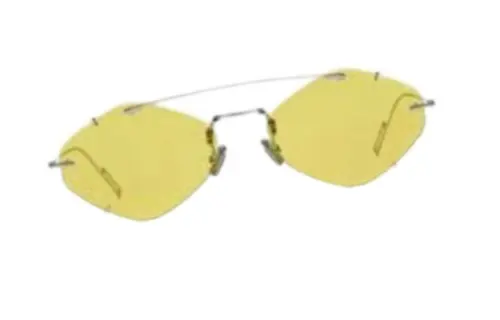 DIOR Aviator Sunglasses Women's Silver
