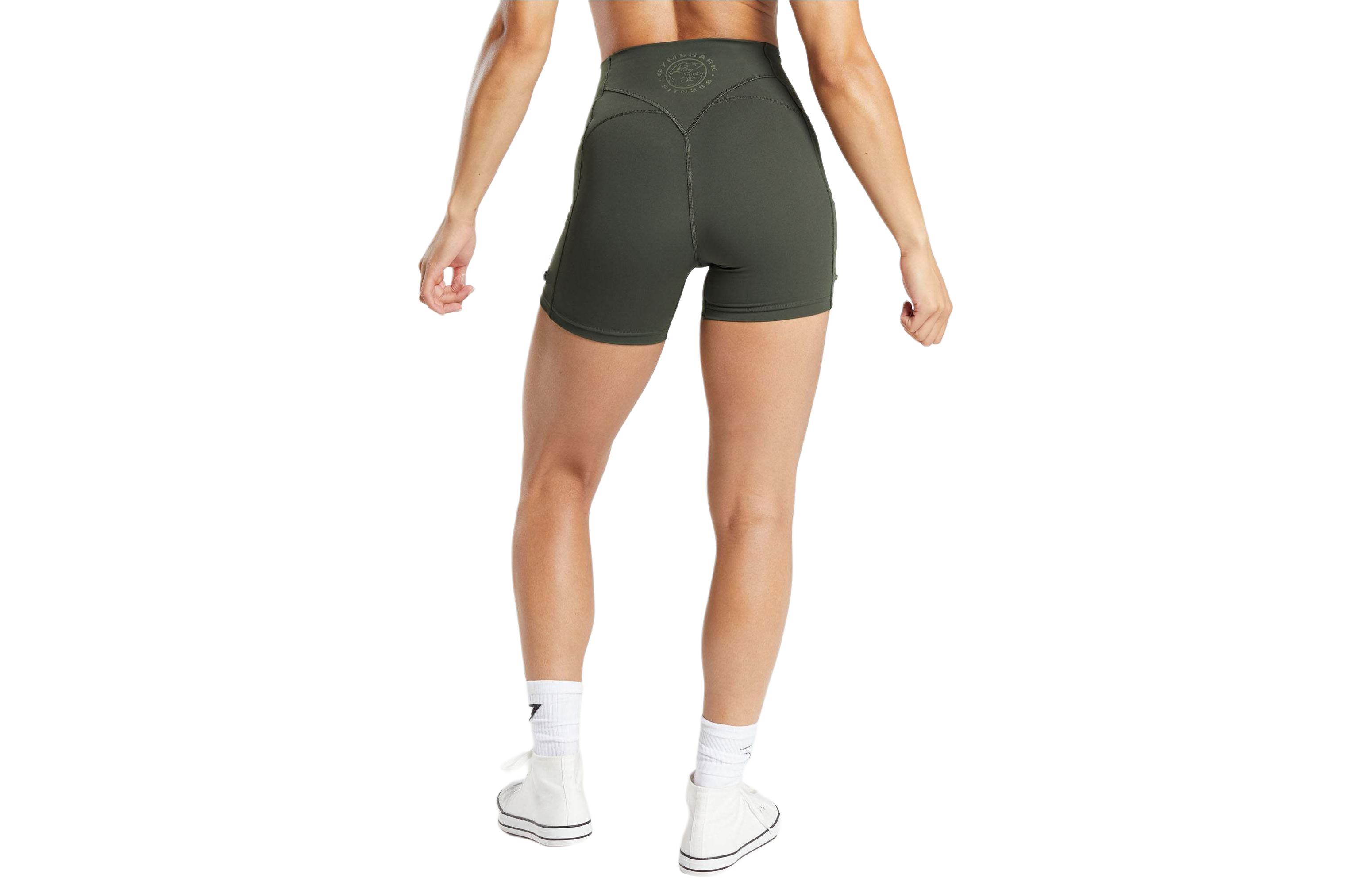 GYMSHARK Sports Shorts Women’s Dark Olive Green