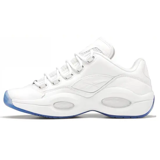 Reebok Question Low White Clear Blue Sole