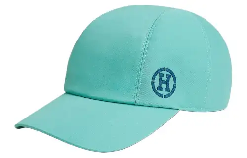 HERMES Cotton Baseball Caps Men's Blue