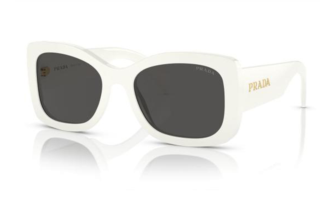 Женские очки Prada Prada Logo (белые)