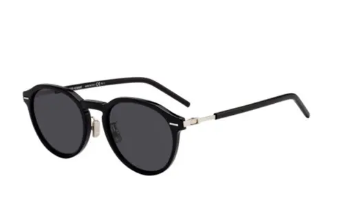 DIOR Round Sunglasses Women's Black