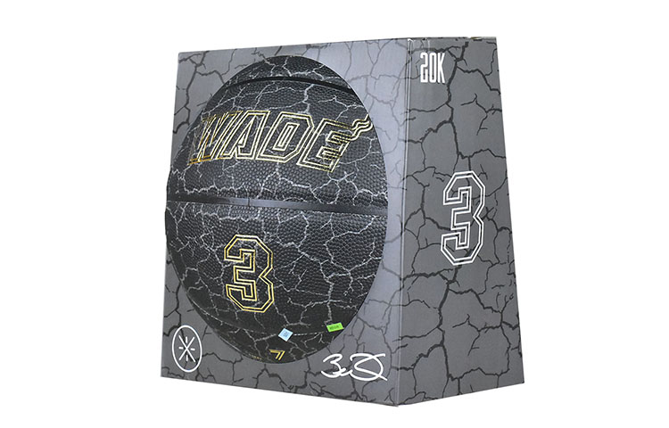 Li Ning Wade Hall Of Fame Collection Pu Basketball Black Gold Size 7 Competition Unisex