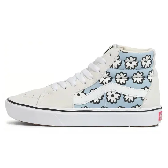 Vans SK8 Skateboarding Shoes Unisex High-top White/Royal Blue