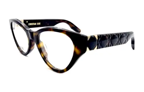 DIOR Cat Eye Eyeglass Frames Women's Tortoiseshell