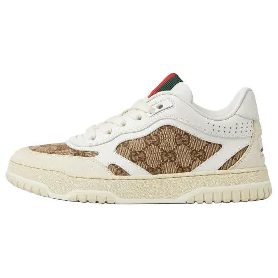 GUCCI Women's Re-Web Sneaker 'GG Canvas - White Beige'