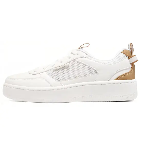Skechers Sport Court 92 'White Brown' Women's