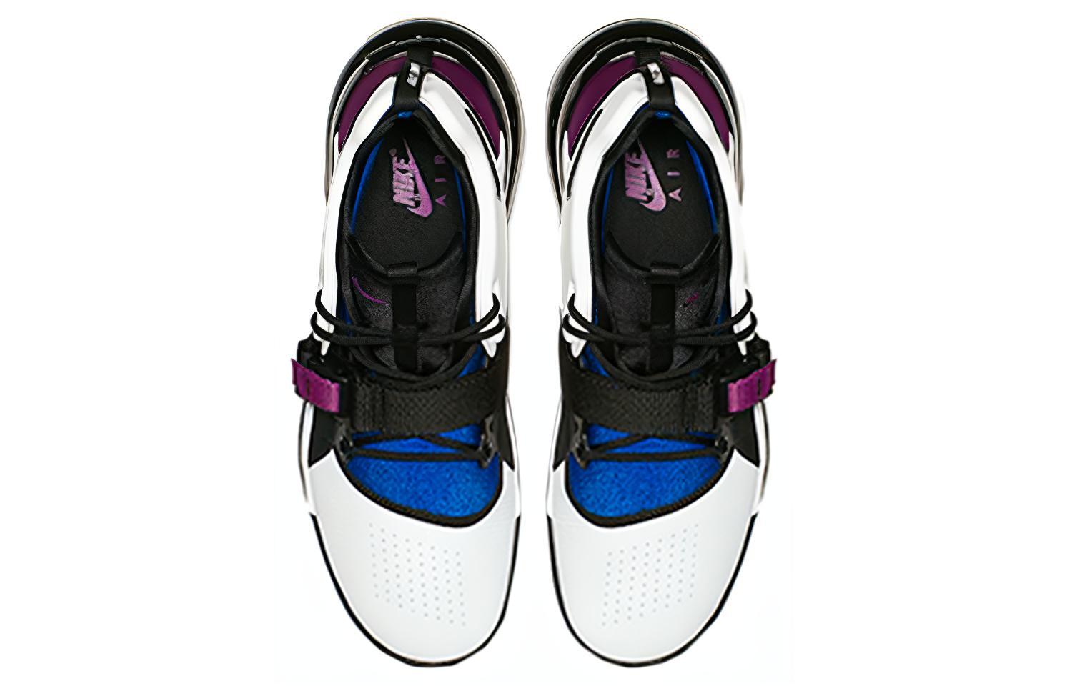 Мужские кроссовки Nike Air Force 270 (черно-бело-фиолетовые) — фото 4