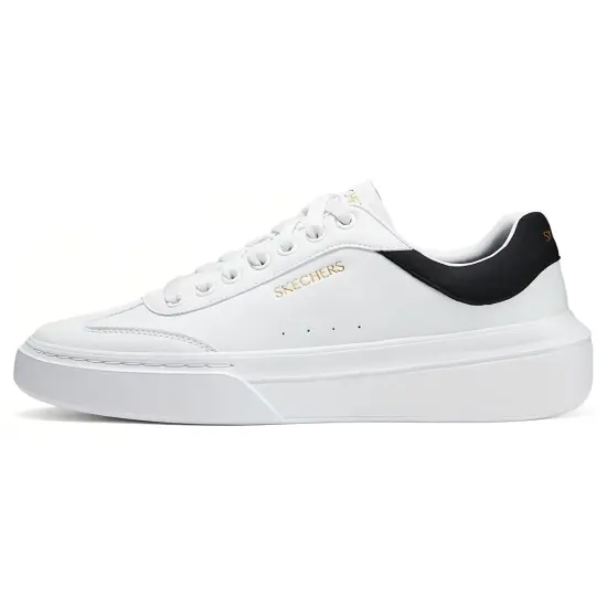 Skechers Court Classics Slip-Resistant Low-Top Skateboard Shoes Men's White