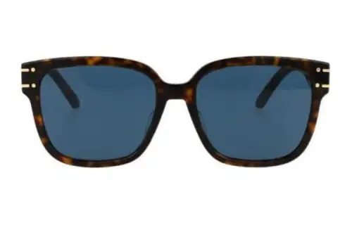 DIOR Square Sunglasses Women's Tortoiseshell