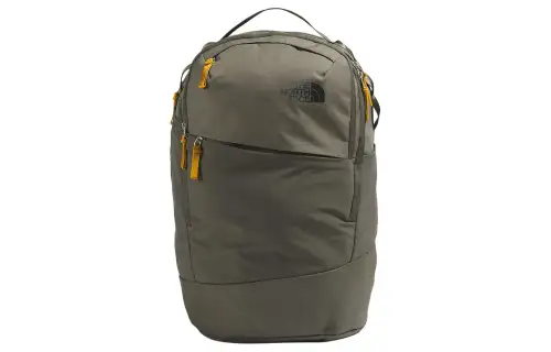 THE NORTH FACE26L Fashionable and simple large-capacity outdoor bag PU new taupe green light heather and arrowwood yellow women's style