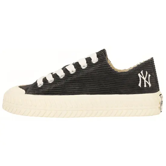 MLB Playball Canvas Shoes Unisex Low-Top Black
