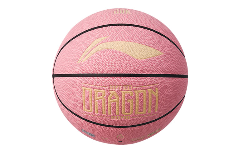 Li Ning Pu Basketball Professional Pink Size 6 Competition