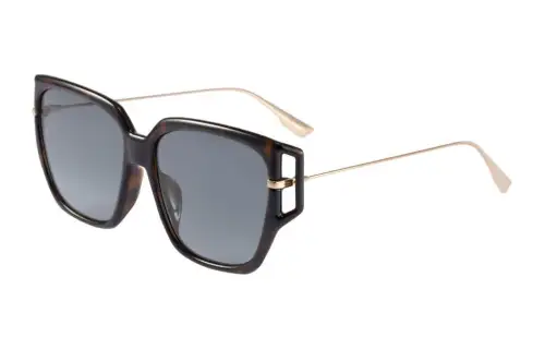DIOR Square Sunglasses Women's Tortoiseshell