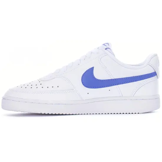 Nike Court Vision 1 Skateboarding Shoes Women's Low-top White/Royal Blue