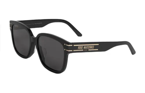 DIOR Acetate Square Sunglasses Women's Black