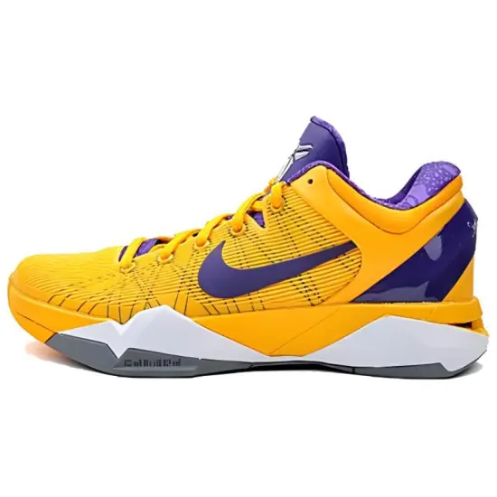 Nike Zoom Kobe 7 Basketball Shoes Men Low-top Purple/Gold