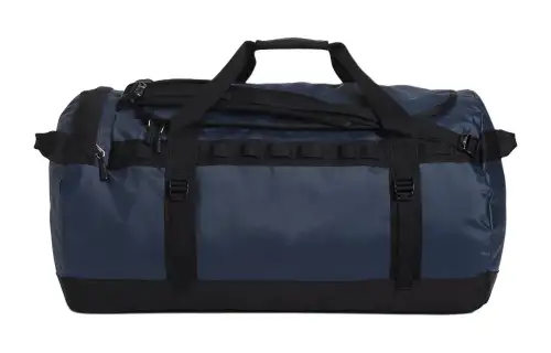 THE NORTH FACE 95L Outdoor Bags Recycled Polyester Marine Blue & Black Unisex