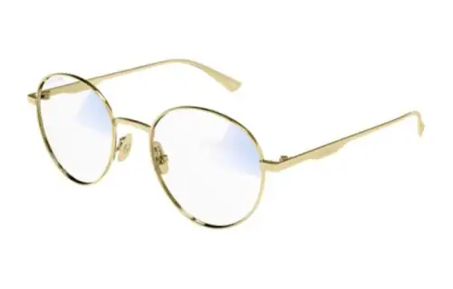 GUCCI Round Eyeglass Frames Men's Gold