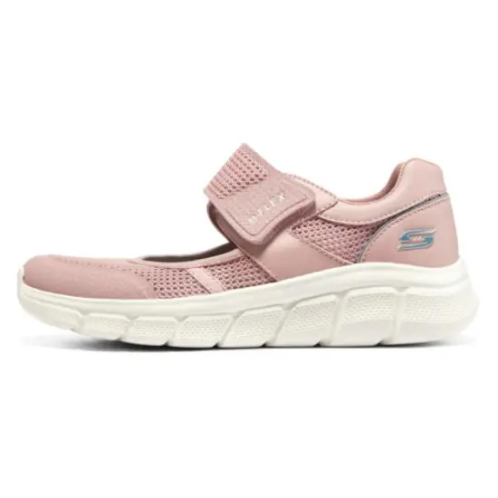 Skechers Cushioned Wear-Resistant Breathable Coverage Low-Top Casual Shoes Women's Pink
