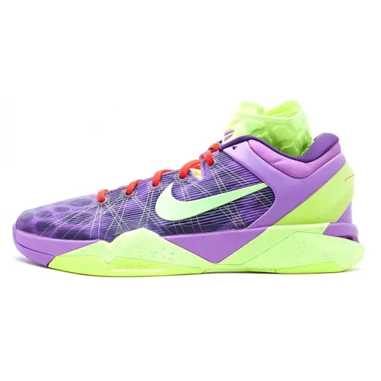 Nike Zoom Kobe 7 Basketball Shoes Men Mid-top Yellow/purple/black