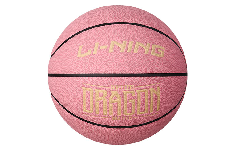 Li Ning Pu Basketball Professional Pink Size 6 Competition