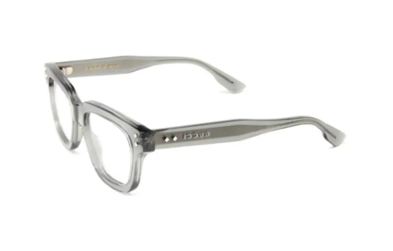 GUCCI Butterfly Eyeglass Frames Men's Gray