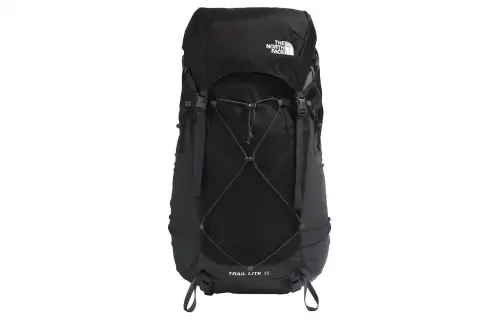 THE NORTH FACE Backpack Outdoor Bag Recycled Nylon Black & Asphalt Gray Unisex