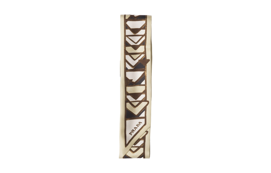 PRADA Geometric-print Scarf
