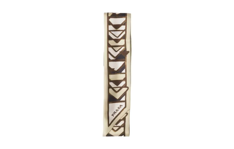 PRADA Geometric-print Scarf