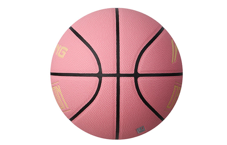 Li Ning Pu Basketball Professional Pink Size 6 Competition