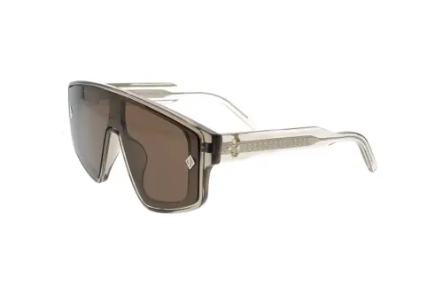 DIOR Irregular Shape Sunglasses Men's Brown